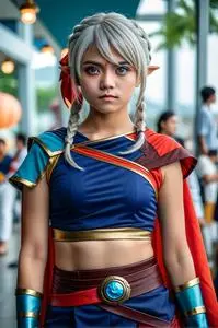 Impa Age Calamity Cosplay face swap