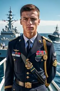 Maritime Warfare Officer face swap