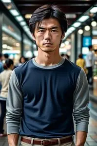 Hirokazu Kanazawa face swap