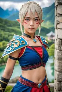 Impa Cosplay Age Calamity face swap