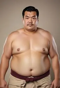 Adult Sumo Wrestler face swap