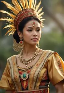 Philippine National Costume Baro Saya face swap
