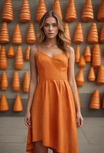 Orange Cone face swap