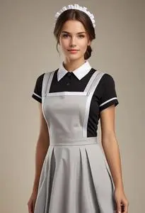 Clean Sweep Maid Costume Woman face swap