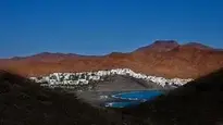 Canary Islands Sea Desert Beach wallpaper
