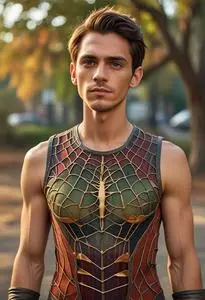 Webs Bad Man Costume face swap