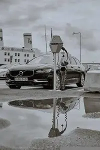 Car Electric Car Charging Station phone wallpaper