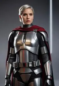 The Force Awakens Captain Phasma Adult Costume face swap