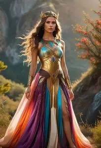 Goddess Nyx Costume face swap