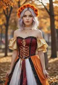 Halloween Dressgenshin Impact Costume face swap