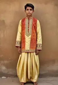 Gujarati Traditional Dress Boy face swap