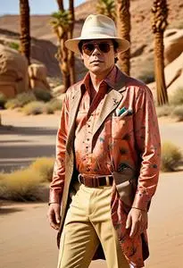 Benicio Del Toro Fear And Loathing Costume face swap