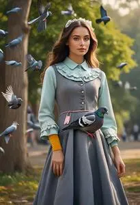 Don Let The Pigeon Costume face swap