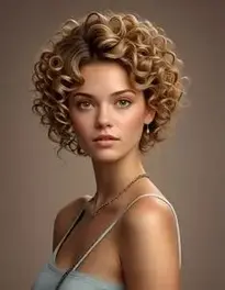 Chemo Curls Hairstyle face swap