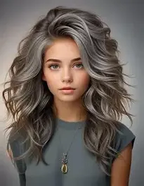 Haircut Letting Gray Hair Grow Out face swap