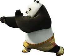 Kung Fu Panda Fighting. Add to your photo