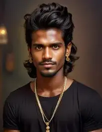 Hairstyle Dark Skin Indian Males face swap