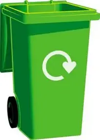Bin Recycling Baskets Paper Green Rubbish Recycle. Add to your photo