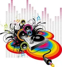 Jockey Dj Photography Graphic Mixer Disc Design. Add to your photo