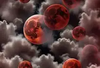 Beautiful Red Moon Wallpaper