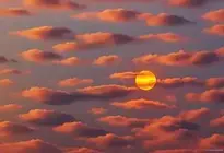 Orange Sunrise Wallpaper