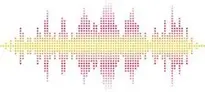 Sound Acoustic Pink Triangle Wave Photo. Add to your photo