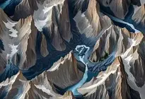 Wallpaper Sierra Blue