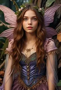 Fallen Fairy Costume face swap