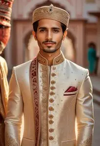 Manyavar Wedding Dress Man face swap