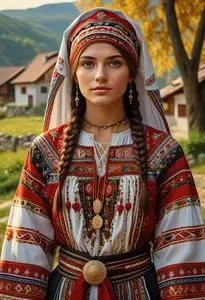 Serbian Traditional Clothing face swap