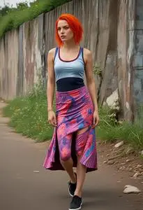 Run Lola Run Costume face swap