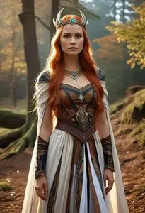 Hel Norse Mythology Costume face swap