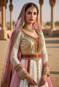 Iraqi Traditional Wedding Dress face swap