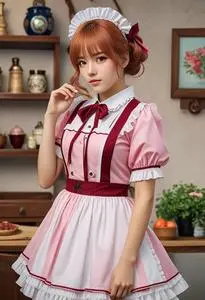 Mashu Maid Costume face swap