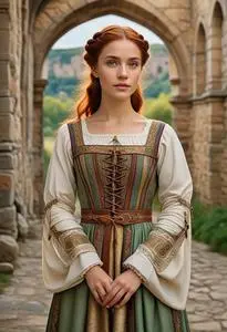 Medieval Poet Outfit face swap