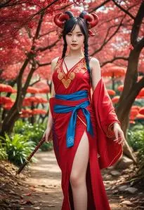 Mushu Cosplay face swap
