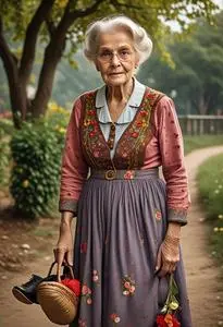 Old Lady Who Lived Shoe Costume face swap