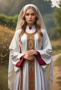 Priest Costume Adult Fancy Dress face swap