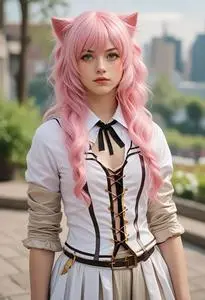 Pitou Cosplay face swap