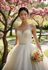 Vera Wang Wedding Dress face swap