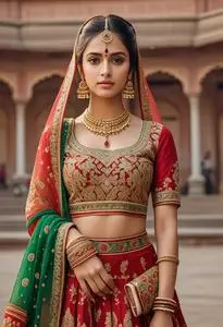 Sada Lehenga face swap