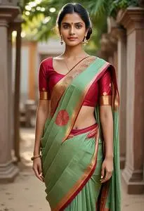 Sada Saubhagyavati Bhava Saree face swap