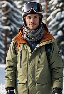 Snowboarding Outfit Man face swap