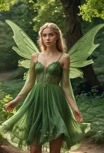 sachin and babi light blue dress Amazon.com: Adult Women Green Fairy Princess Dress with Wings, Headpiece &  Elf Ears main image 0