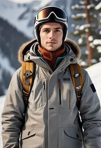 Snowboarding Outfit Man face swap