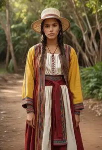 Traditional Venezuelan Clothing face swap