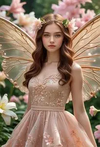 Lily Fairy Dress Face Swap