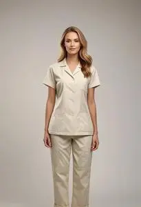 Esthetician Work Clothes face swap