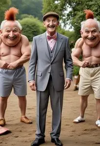 Chuckle Brothers Fancy Dress face swap
