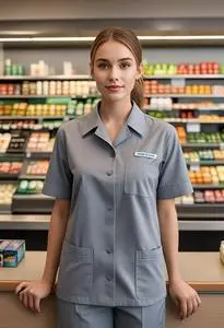 Cashier Uniform face swap